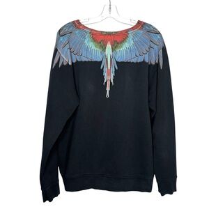Marcelo Burlon County Of Milan Sweatshirt with vibrant wing design men ‘s Large